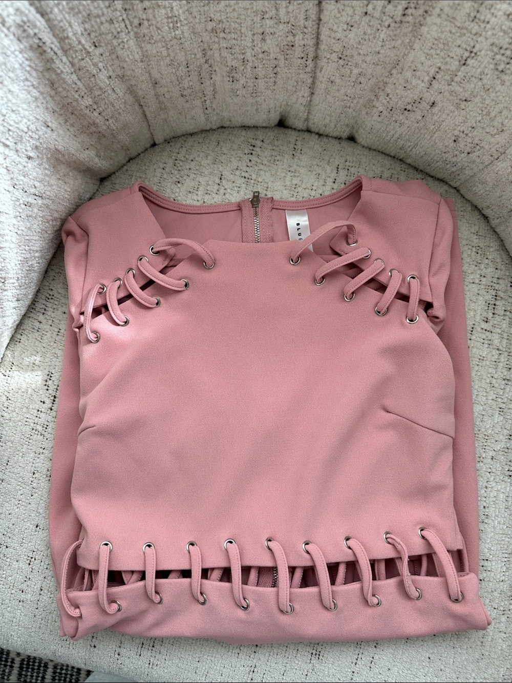 Blue Blush Pink Dress